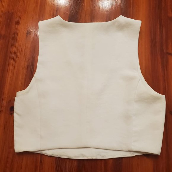 Wilfred - White Crop Top - Size Small - Picture 2 of 2